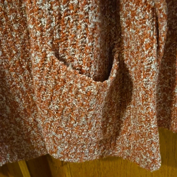 NWT Steve Madden Odetta Open Pocket Cardigan Salmon color Women Size S - Picture 4 of 12